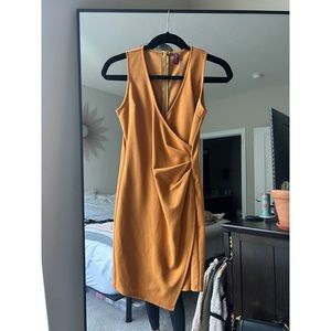Mustard Yellow MIDI Dress